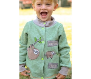 Stickserie - Faultiere Fansenappli